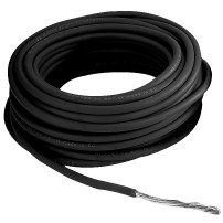 Câble 6 mm² - Noir - 25 Mètres