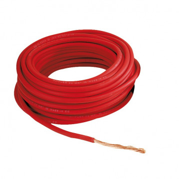 Câble 25 mm² - Rouge - 25 Mètres