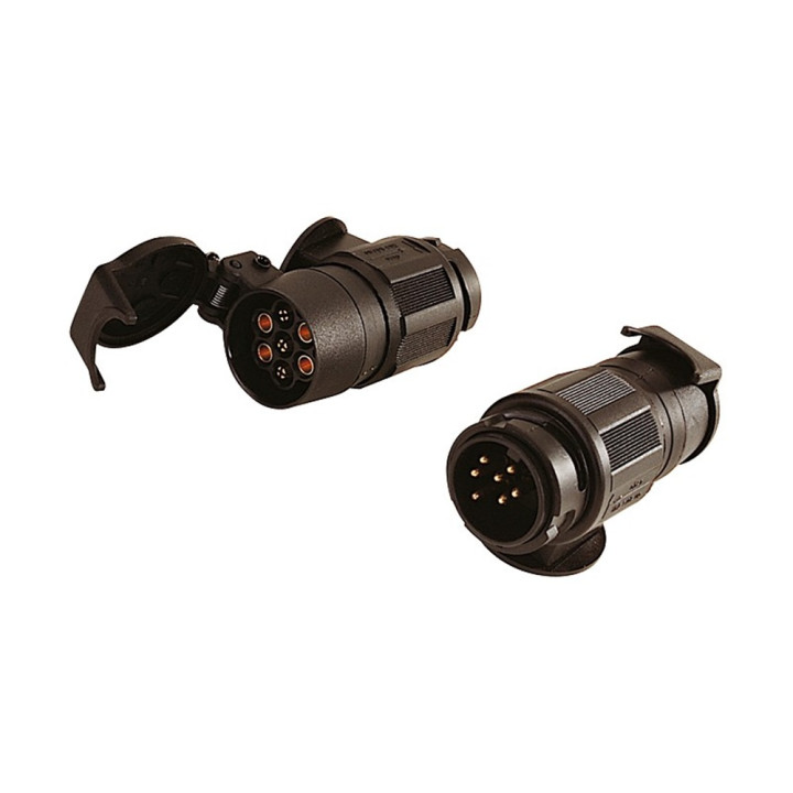 Adaptateur monobloc 13 plots vers 7 plots - Vue principale.