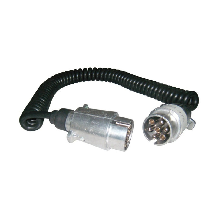 Rallonge Spirale 7 conducteurs - 3M50 (fiche metal)