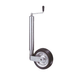 Vue complète de la roue jockey renforcée