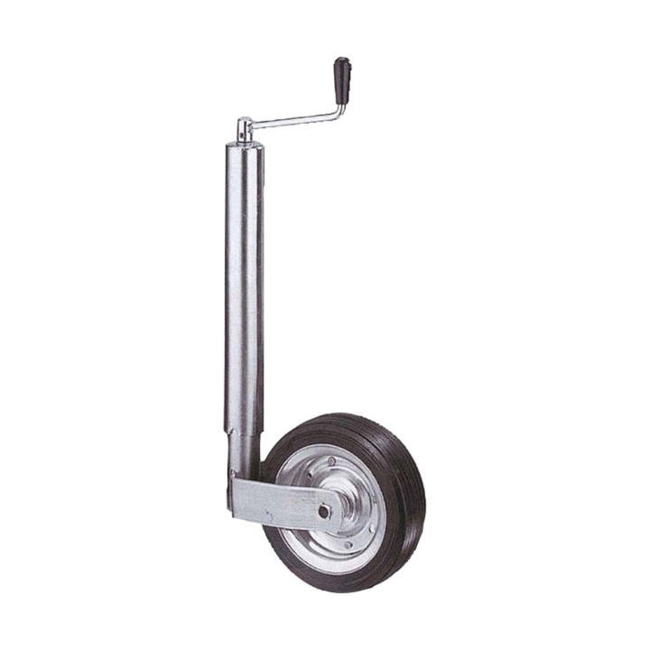 Vue complète de la roue jockey renforcée