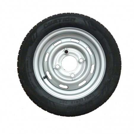 Roue de remorque 155/70 R13 - 4 trous 130 mm - déport 20