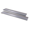 Vue complète des rampes en aluminium - qualité supérieure et design robuste.
