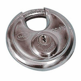 Cadenas Antivol Rond à Clés - Anse 10 mm - Sécurité Polyvalente