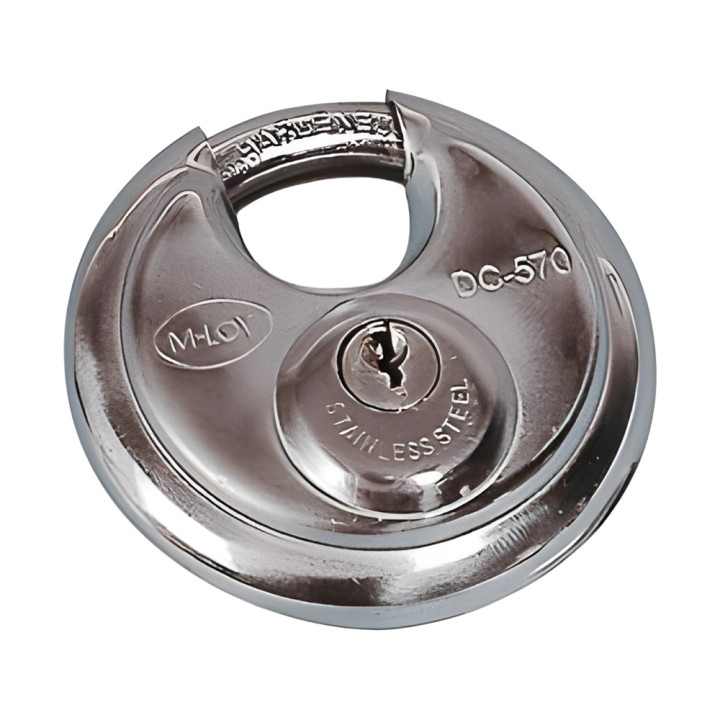 Cadenas Antivol Rond à Clés - Anse 10 mm - Sécurité Polyvalente