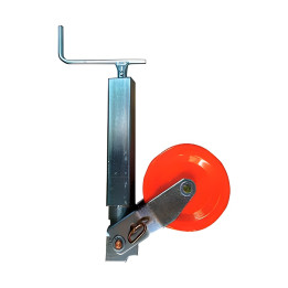Roue Jockey Renforcée à Souder 70 mm - 650 kg - Galet Acier