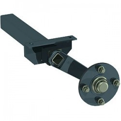 2 Demi Essieux Remorque à Souder - 750 KG - 4TR 130