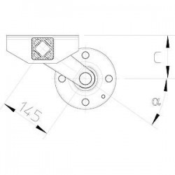 2 Demi Essieux Remorque à Souder - 750 KG - 4TR 130
