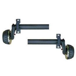 2 demi essieux Remorque à Souder 1600KG 5TR140 - Essieux Freinés