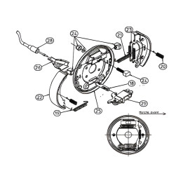 Kit Machoires RA3 - Moyeu 2340 - RTN/GOETT - Pièces Essieux RTN GOETT