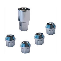Ecrous Antivol M12x1,5 - Conique (par 4) - Visserie Roue