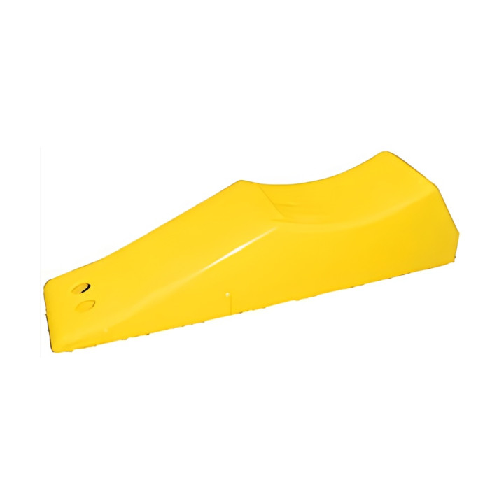 Cale de Roue 3 en 1 Jaune - 6T pour Camions et Remorques