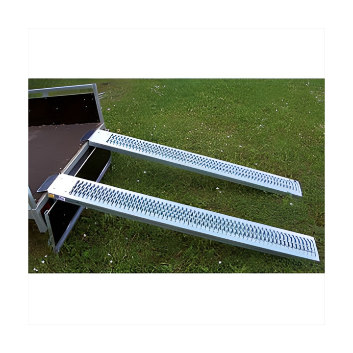 Rampe Acier Galvanisée - 192x22,5 cm (Par 2) - Rampes de chargement