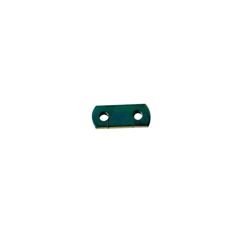 Plaquette 2 Trous 80 mm - Fixation M10 en Acier pour Attelage