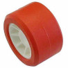 Galet Rouge pour Remorque Nautique – 100x50 mm – Diamètre 21,5 mm – Accessoire Mecanorem