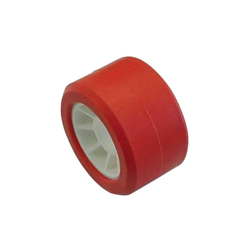 Galet Rouge 120x75 - Alésage 21 mm pour Remorque Nautique Galet Rouge 120x75 - Alésage 21 mm pour Remorque Nautique