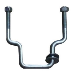 Porte-Roue de Secours Ø 60 mm - 4TR130 pour Remorque - Fixation Solide