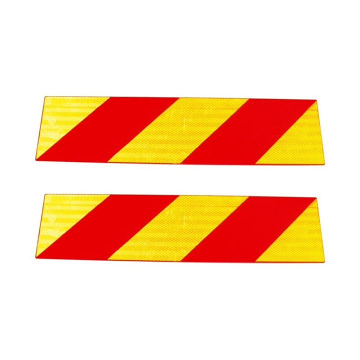 Plaques Réfléchissantes Poids Lourd RF E9 - Lot de 2 - 565 x 140 mm