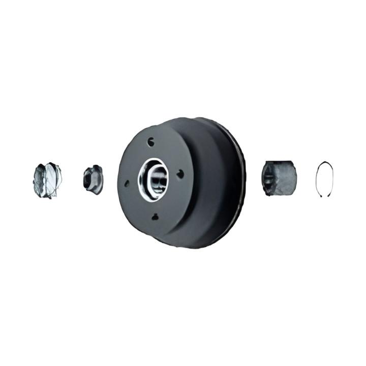 Moyeu Complet Freiné - 4TR100 - Pièces Essieux KNOTT - 885282