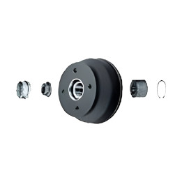 Moyeu Complet Freiné - 5TR112 - Pièces Essieux KNOTT - 885292