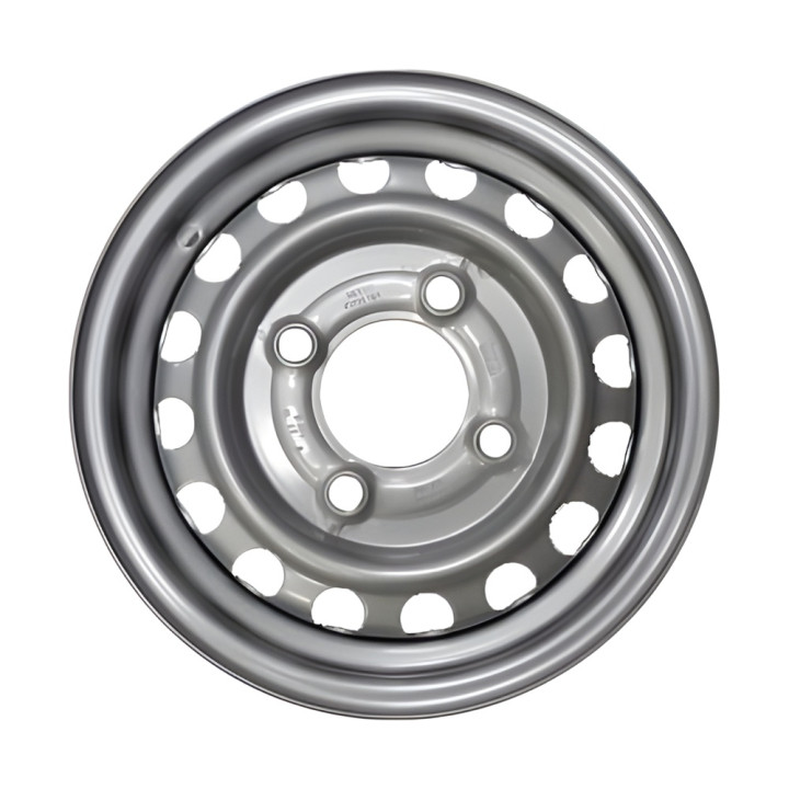 Jante remorque 4J13 - Entraxe 130 mm, déport +20 mm, pour pneus 135-155
