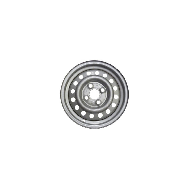 Jante Remorque 4,5J13 - 4 Trous (4TR100) - Entraxe 100 mm, Déport 30 mm, Moyeu 57 mm