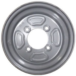 Jante remorque 350x10 - 4TR115 - Déport 0 mm, compatibilité optimale avec moyeu de 85 mm et goujons de 12 mm.