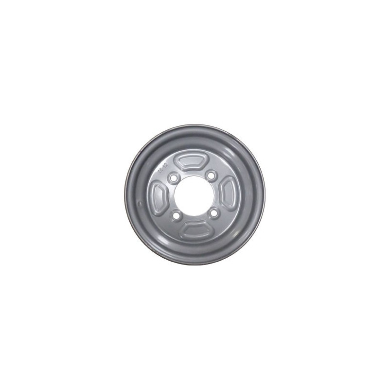 Jante remorque 350x10 - 4TR115 - Déport 0 mm, compatibilité optimale avec moyeu de 85 mm et goujons de 12 mm.