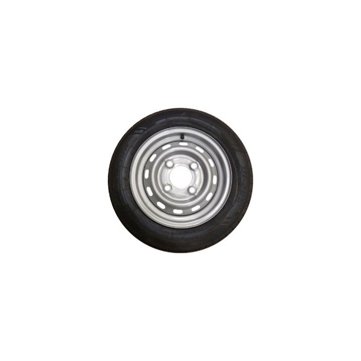 Roue de remorque 135/80 R13 - 4 trous 130 mm - déport 20