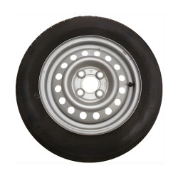 Roue de remorque 155/70 R13 - 4 trous 100 mm - déport 30