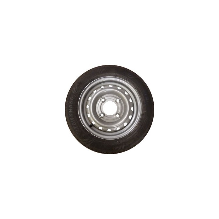 Roue de remorque 145/70 R13 - 4 trous 130 mm - déport 20
