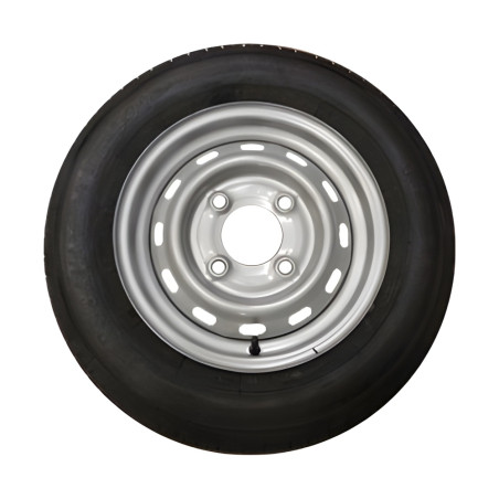 MAXTER Roue Remorque 155/70x13 - 4 Trous 100mm Déport 30mm