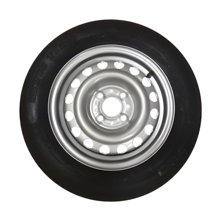 Roue de remorque 165/70 R13 - 4 trous 98 mm - déport 30