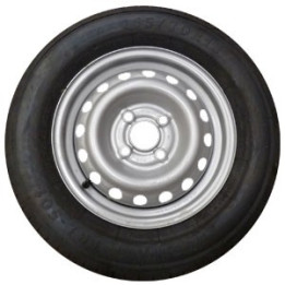 Roue de remorque 165/70 R13 - 4 trous 100 mm - déport 30