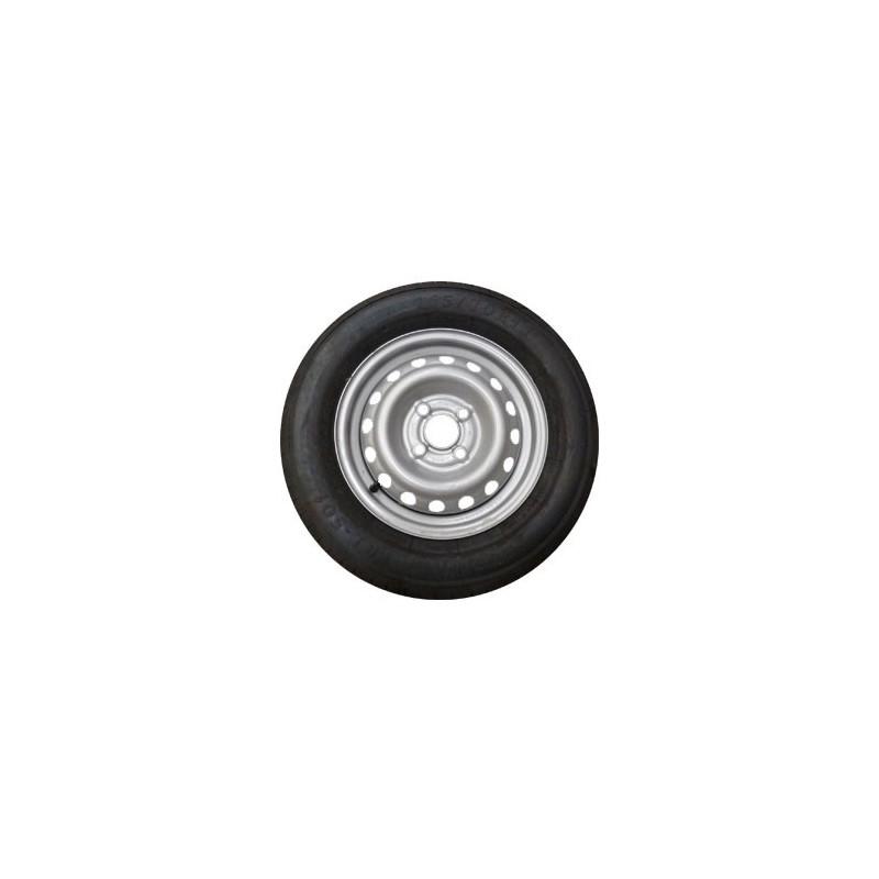 Roue Remorque 165/70x13 - 4TR100 - Déport positif 30 MM