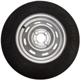 Roue de remorque 185/70 R13 - 4 trous 100 mm - déport 30