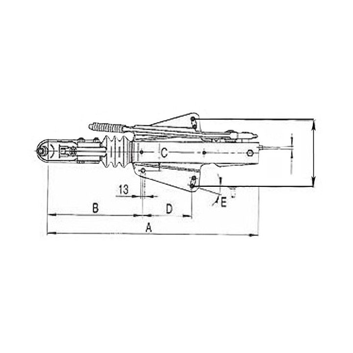 Tête d’Attelage FR 2.8VB 351S ALKO - PTAC 2500-3500 kg, Ø 60 mm, timon en V