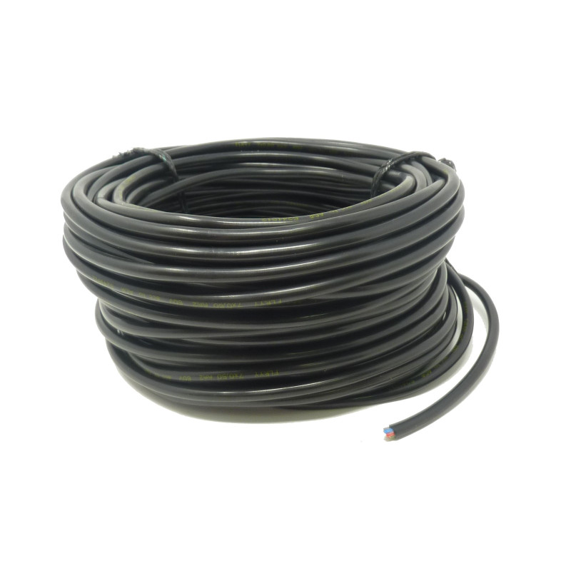 Câble électrique 3 x 1,5 mm² - 25 mètres, basse tension, haute résistance Câble électrique 3 x 1,5 mm² - 25 mètres, basse tension, haute résistance