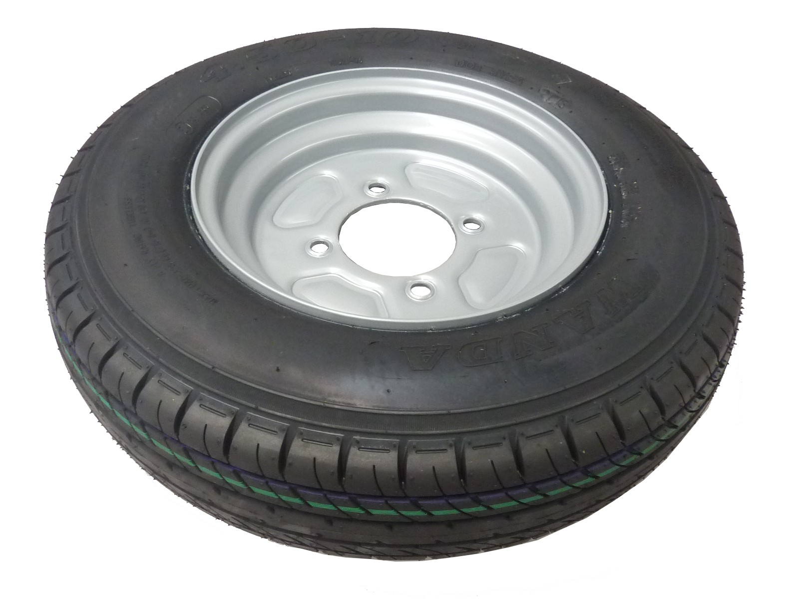 Roue De Remorque 450 X 10 Quatre Trous