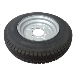 Roue de remorque 400x10 - 4 trous 115 mm - déport 0