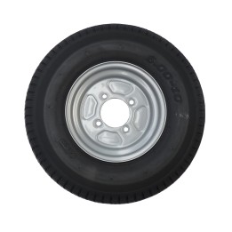 Roue de remorque 500x10 - 4 trous 115 mm - déport 0