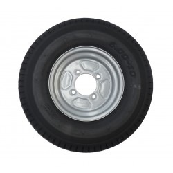 Roue de remorque 500x10 - 4 trous 115 mm - déport 0