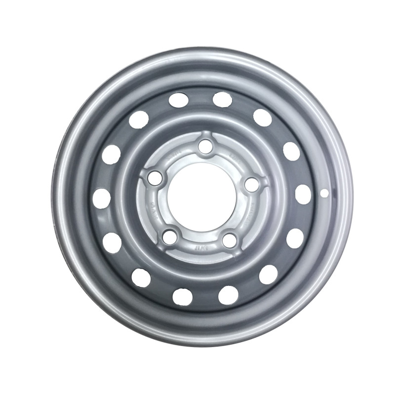 Jante Remorque 5J14 - 5 Trous 140 mm - Déport +20 mm - Pour pneus 155 à 185 x 14 pouces