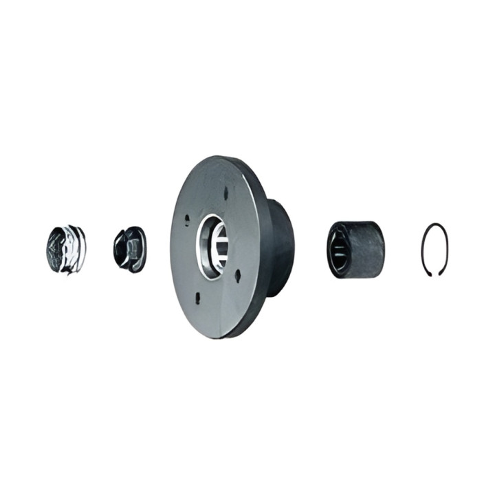 Moyeu Complet Non Freiné 750KG - 4TR100 - KNOTT - Pièces Incluses