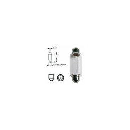 Ampoule navette SV 8,5 - 18W - 8/12V - Pack de 10 pour voitures et remorque