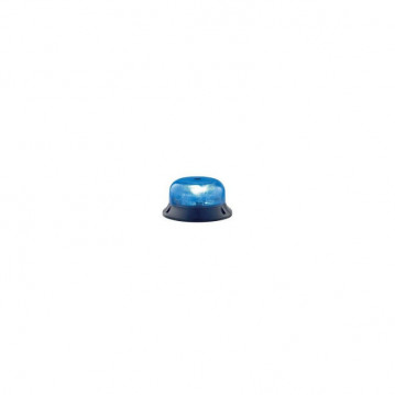 Gyrophare CRYSTAL à poser flash bleu - H. 74 mm