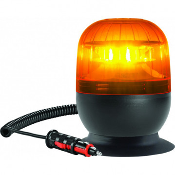 Gyrophare EUROROT magnétique orange 12 V - IP55 - H. 120 mm - Ø 148 mm