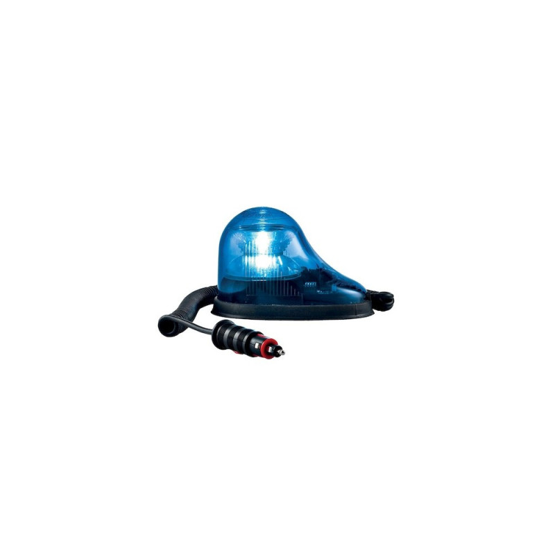 Gyrophare GOUTTE D´EAU à poser bleu 12/24 V