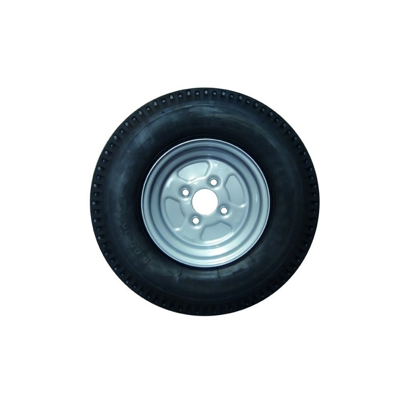 Roue Complète 500x10 - 4TR100 pour Remorque